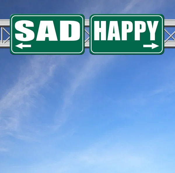 Happy or sad — Stock Photo, Image