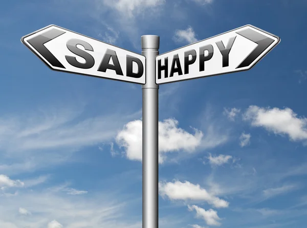 Happy or sad — Stock Photo, Image
