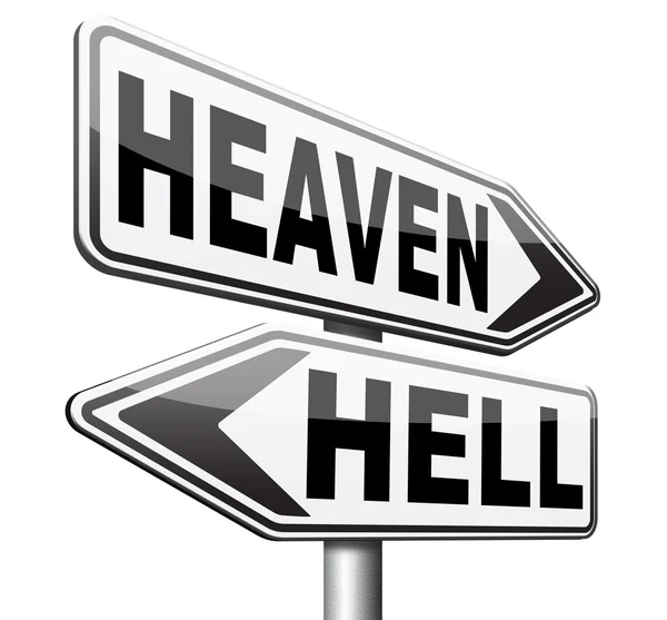 Cielo o infierno — Foto de Stock