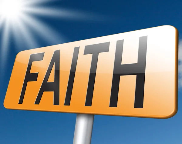 Вера и вера — стоковое фото