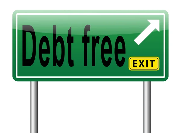 Zona libre de deuda — Foto de Stock