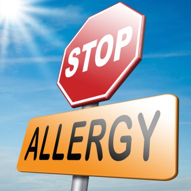 stop allergy clipart