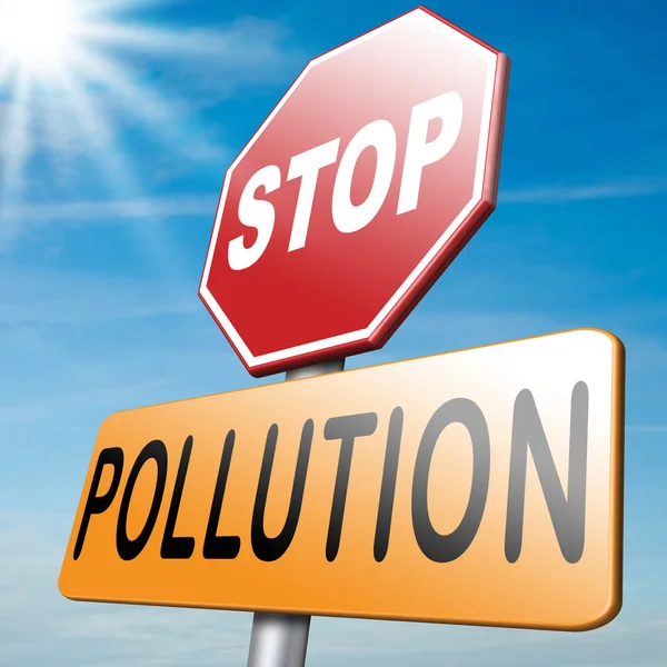 Arrêtez la pollution — Photo