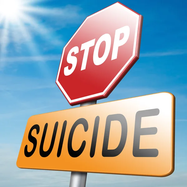 No suicide — Stock Photo, Image