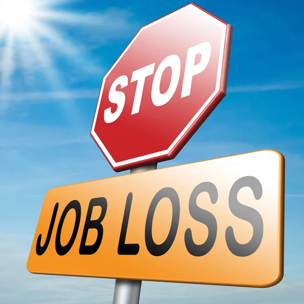 Stop job loss — Stock Photo, Image
