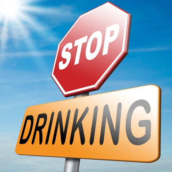Stop drinking — Stock Photo, Image