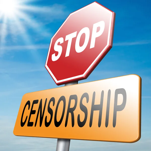 Abba cenzúra szabad sajtó — Stock Fotó