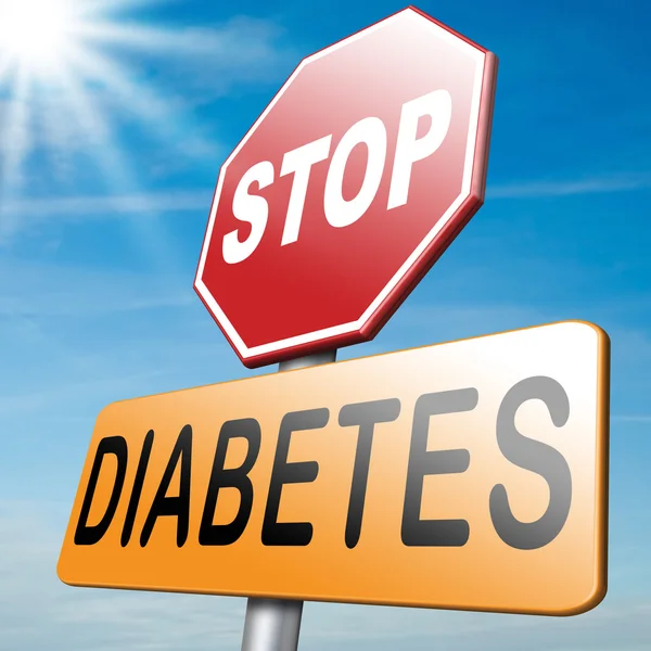 Stop diabetes — Stock Photo, Image