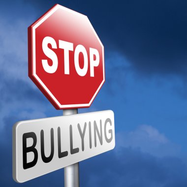 stop bullying sign clipart