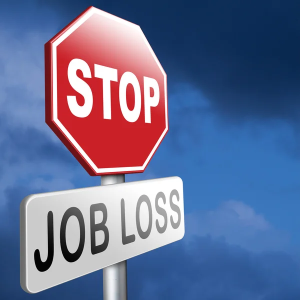 Arbeitsplatzverlust stoppen — Stockfoto