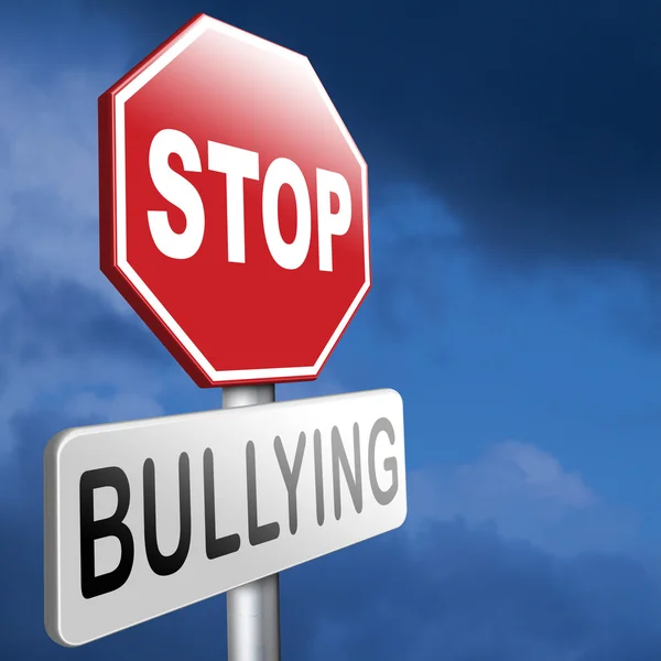 Stop bullying sign — Stock Photo, Image