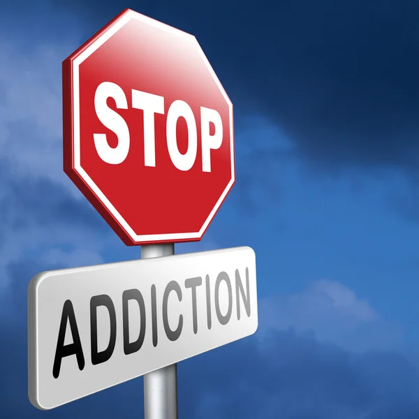 Detener la adicción —  Fotos de Stock
