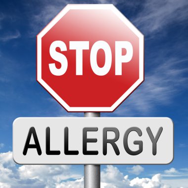 stop allergy clipart