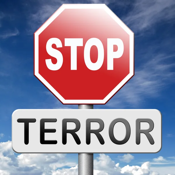 No más terror — Foto de Stock