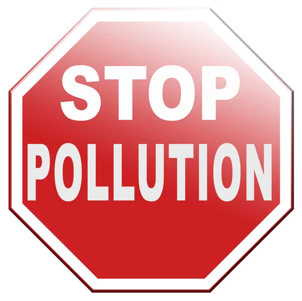 停止汚染 — ストック写真