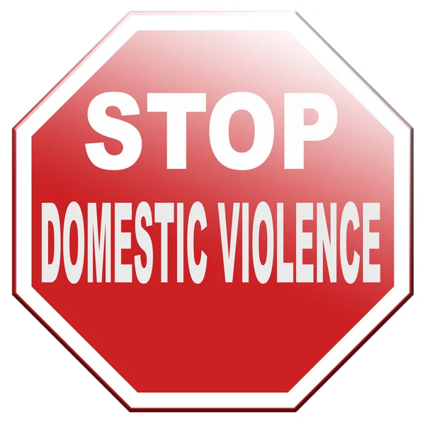 Detener la violencia doméstica — Foto de Stock
