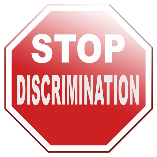 Stop discrimination no racism — Stock Photo, Image