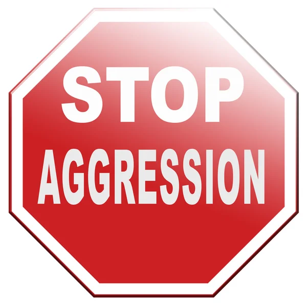 Parar a agressão — Fotografia de Stock