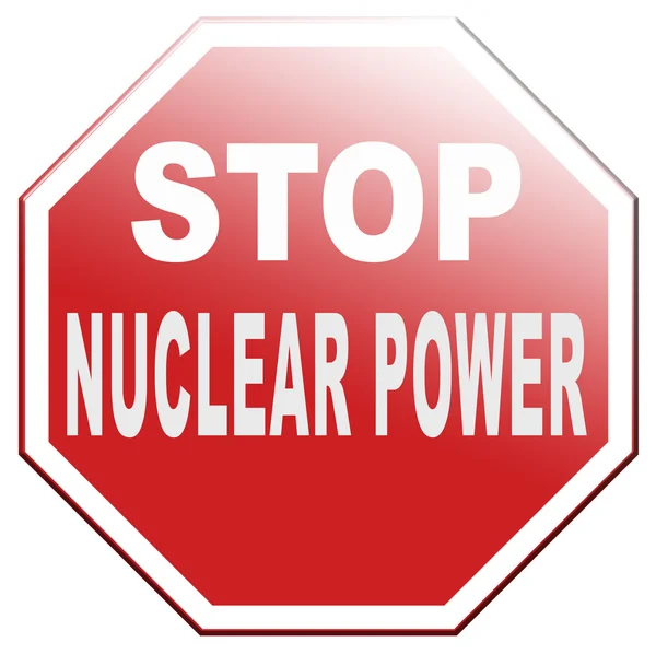 No nuclear power — Stock Photo, Image