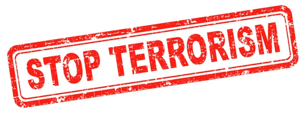 STOP TERRORISM ในประเทศจีน — ภาพถ่ายสต็อก