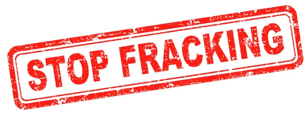 Stop fracking — Stockfoto