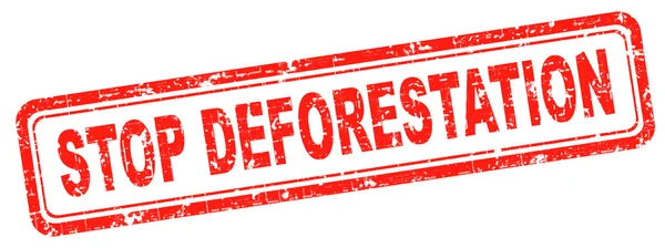 Fermare la deforestazione — Foto Stock