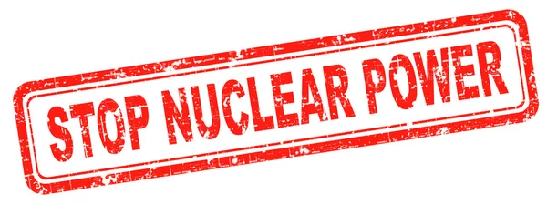 No nuclear power — Stock Photo, Image