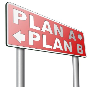 planı bir veya b alternatif seçenekler