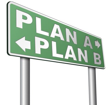 planı bir veya b alternatif seçenekler