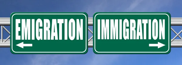 Immigration or emigration — Stock Photo, Image