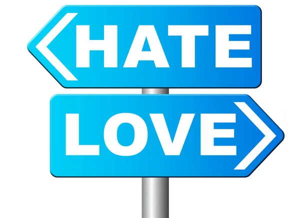 Love or hate — Stock Photo, Image