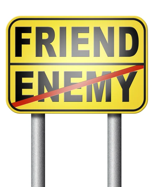 Best friends or worst enemy — Stock Photo, Image