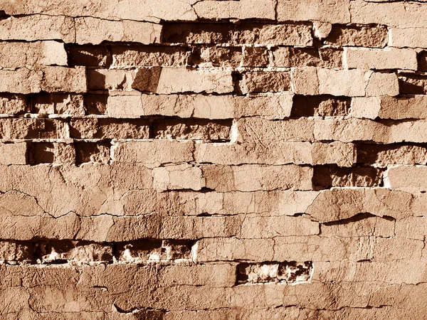 Sepya tuğla duvar arka plan