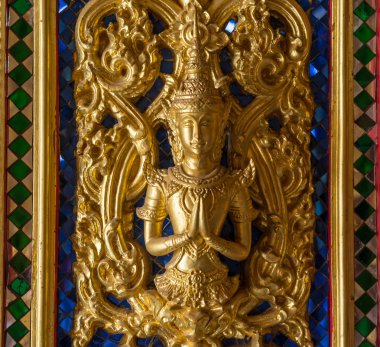 Altın deva ellerde Selam içinde bir araya 