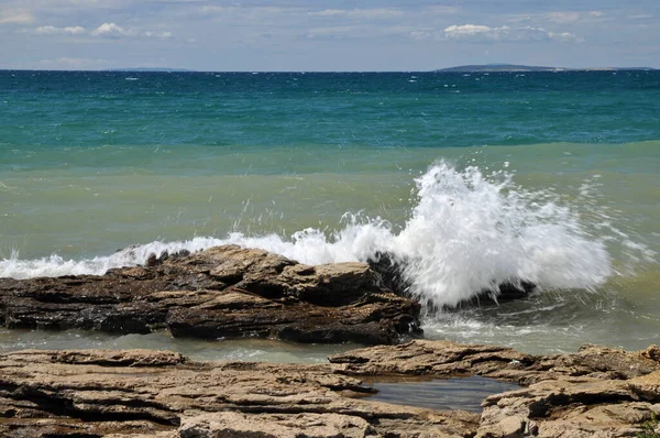 Meer Bei Povljana Kroatien — Stock Photo, Image