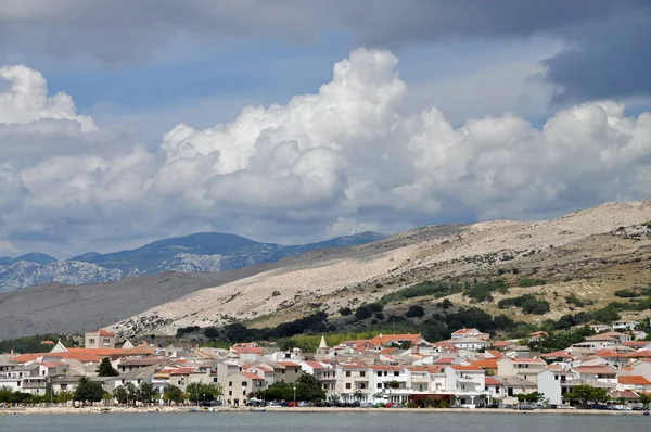 Stadt Pag Auf Der Insel Pag Kroatien — Stockfoto