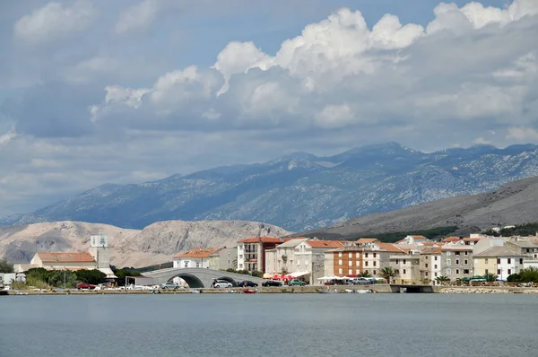 Stadt Pag Auf Der Insel Pag Kroatien — Stockfoto