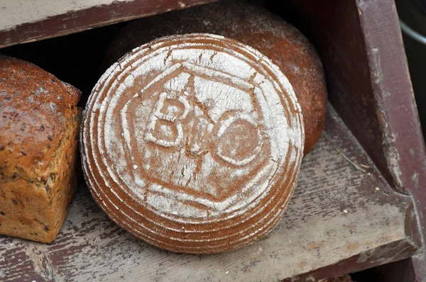 Biyo-Brot in einer Baeckerei