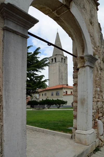 Kirche Der Altstadt Von Porec Istrien Kroatien — Stock fotografie