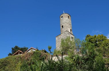 Treppenturm der Burg Loewenstein