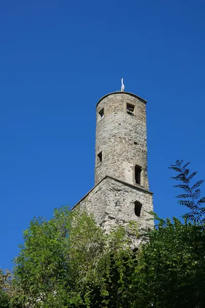 Treppenturm der Burg Loewenstein