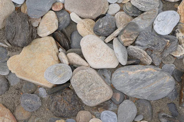 Kiesel Einem Strand — Stockfoto