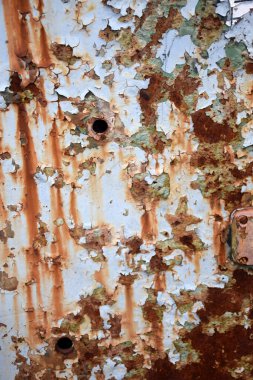 Alte Oberflaeche eines Blechs
