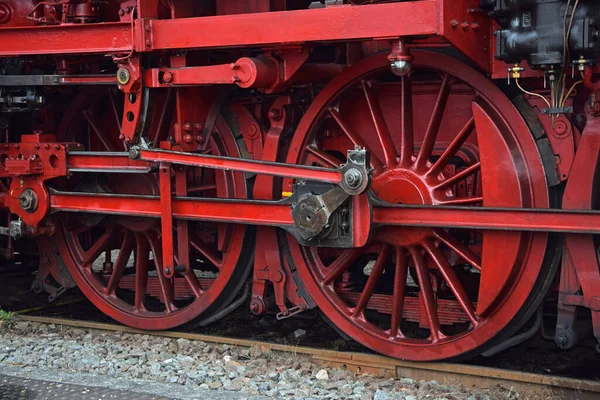 Criador Einer Historischen Dampflokomotive — Fotografia de Stock