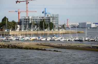 Hafen von Lorient in der Bretagne