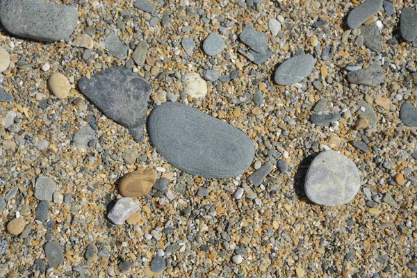 kiesel a einem Strand