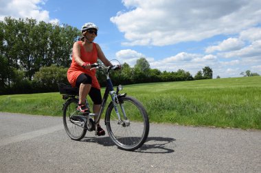 Radfahren bei Muenster, Hessen