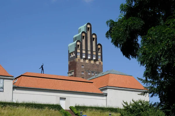 Hochzeitsturm Auf Der Mathildenhoehe Darmstadt — Stock Photo, Image