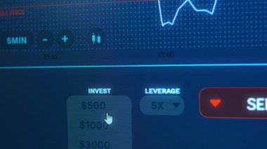 Şifreleme para birimi grafiği çevrimiçi. Para yatırımı, kaldıraç ayarlama ve kripto para birimi satın alma süreci