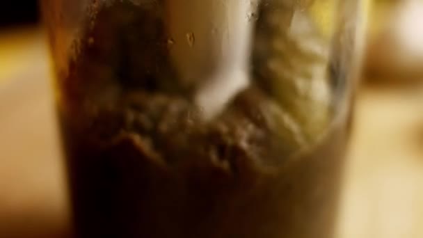 Antarctica Cuisine Secret. Sandes de Pate de Cogumelo com Rabanete Vermelho. Receita 4k — Vídeo de Stock